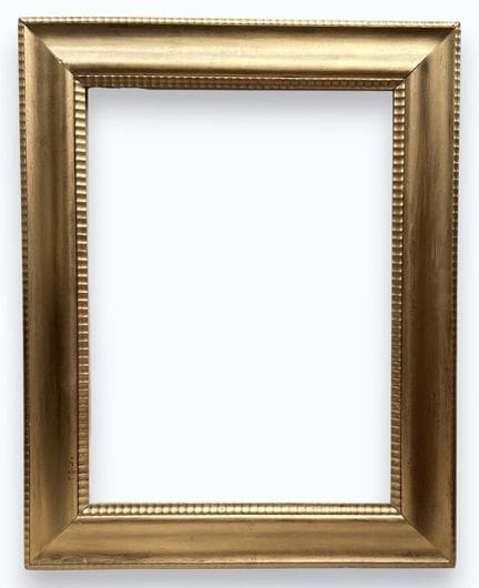 20 世纪早期装饰艺术画框 95 x 70.5 x 5.5 厘米
大型镀金木框，带有倒置的轮廓和波纹