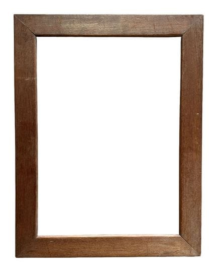 20世纪初的“巴盖特”风格长条画框（53.5 x 38.5 x 6 厘米）
平边造型，采用带做旧效果