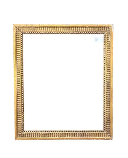 20世纪画框  50 x 41.5 x 5 厘米
雕花镀金木框，饰有凹槽和珠饰