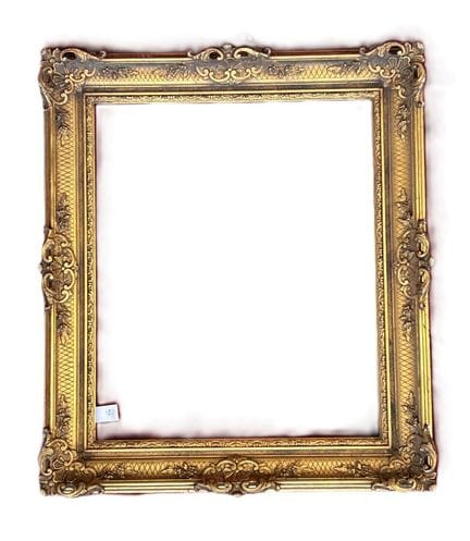 路易十四风格画框 53.5 × 44.5 × 9 厘米
木质画框，饰有镀金灰泥卷草纹和贝壳纹（有少量