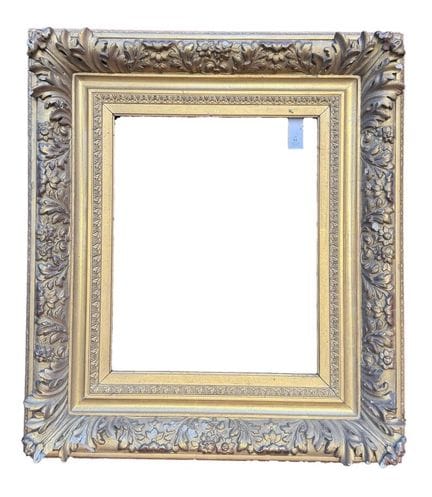 Marco del siglo XIX, estilo Luis XIII, 40 x 32 x 4