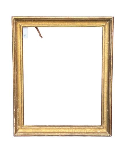 20世纪画框 48.5 × 38.5 × 5 厘米
带浮雕装饰的镀金木框