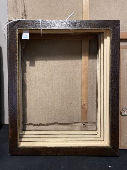 LOT OF 5 FRAMES 20th century (47.5 x 37.5 x 4 cm)
