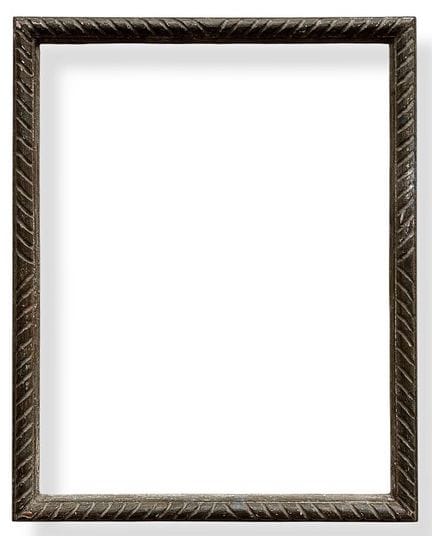 20 世纪 框架（47 x 37 x 3 厘米）
木框，雕有灰色漆面的绳索造型楣板 
47 x 37