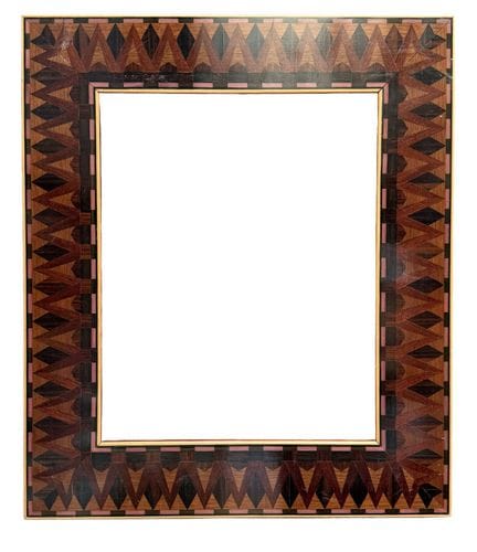 20世纪画框（29.5 x 23 x 6.5 厘米）
饰有几何图案的扁平边框画框
29.5 x 23