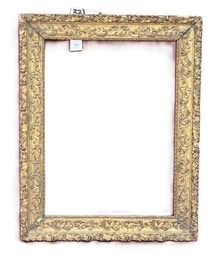 画框 约1900年 洛可可风格 38 x 28 x 5.5 厘米
采用波西木制成，饰有镀金叶卷纹灰泥