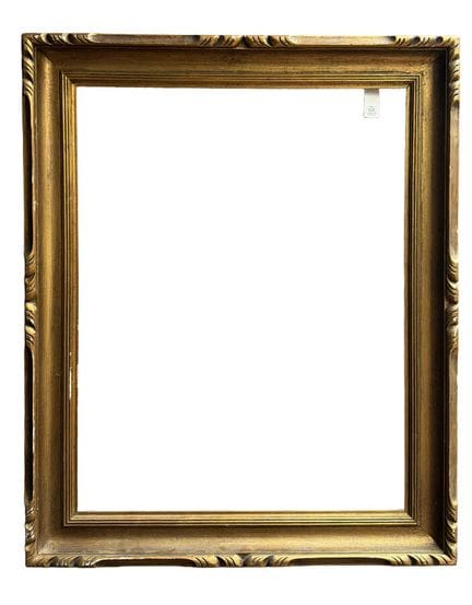 意大利风格画框，20世纪（64 x 48.5 x 6.5 厘米）
雕花并镀金的木制浮雕画框，饰有风格
