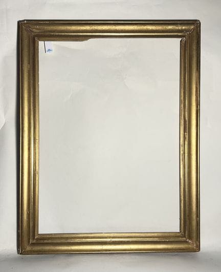 19 世纪 镜框（70.5 x 51 x 7 厘米）
镀金模制木框。 
70.5 x 51 x 7 