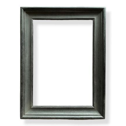 19世纪画框（45 x 31 x 6.5 厘米）
带浮雕装饰的木制画框，经黑化处理
45 x 31 