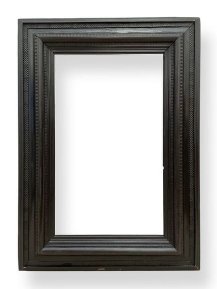 画框 17 世纪威尼斯时期（57 x 33.5 x 12.5 厘米）
涂黑上蜡的木框，反面轮廓，饰以