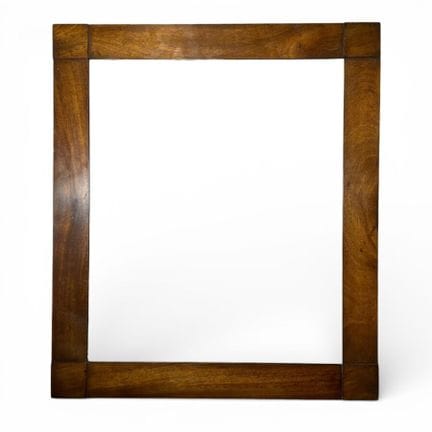 镜框 德国，Biedermeier，19 世纪（47 x 39.5 x 5.5 厘米）
胡桃木饰面方
