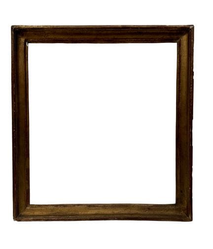 19世纪画框（29.5 × 27 × 2.5 厘米）
带浅凹槽的镀金模压木画框。
29.5 × 27