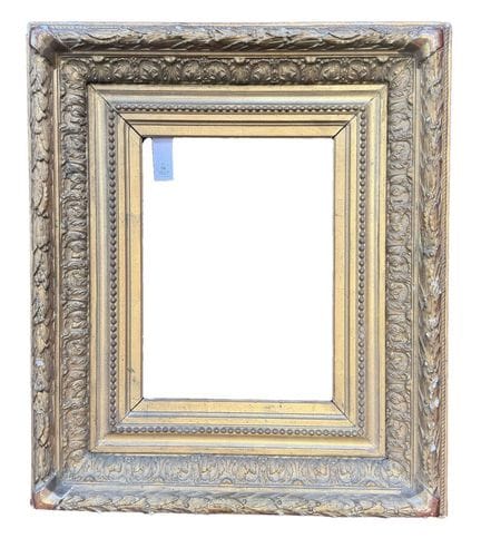 “巴比松”画框 31.5 × 23 × 14 厘米
木质画框，饰有镀金灰泥，饰以莨苕叶卷草纹和月桂叶