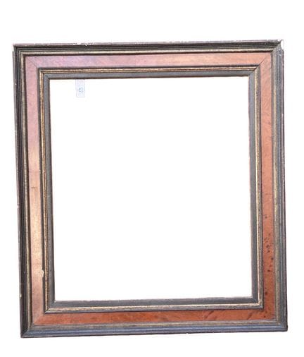 20世纪画框  52.5 x 47 x 8 厘米
木质卡塞塔式画框，背面带有“桃花心木”色做旧效果