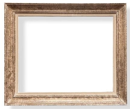 蒙帕纳斯画框（79.5 x 58 x 10 厘米）
蒙帕纳斯镜框，模制木质，铜绿饰面 
79.5 x