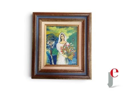 LASKINE
Die jüdische Braut 
Öl auf Leinwand, unten