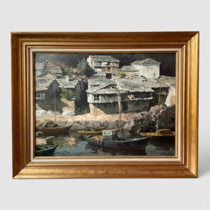 ANGEL ESTRADA (geb. 1933)..„Puerto pesquero galleg