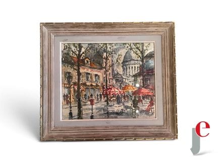 ROBERT LE BERGER (1905-1972). 
Parigi, Place du Te