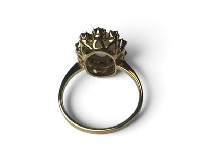 ANELLO in oro giallo 18 carati (750/1000) imprezio