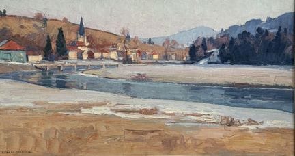 ROBERT FERNIER (1895–1977).
„Der Doubs bei Montben