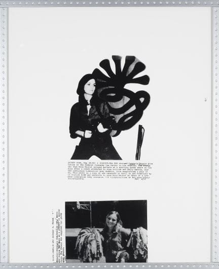 Cady Noland (américaine, 1956)
Patty Hearst – 1991