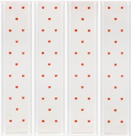 Niele Toroni (Suisse, 1937)
Empreintes de pinceau 
