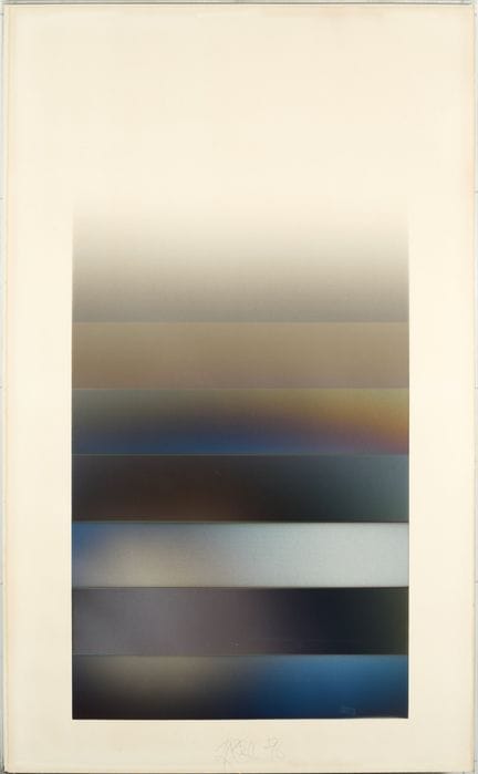Larry Bell (Américain, 1939)
Dessin à la vapeur MS