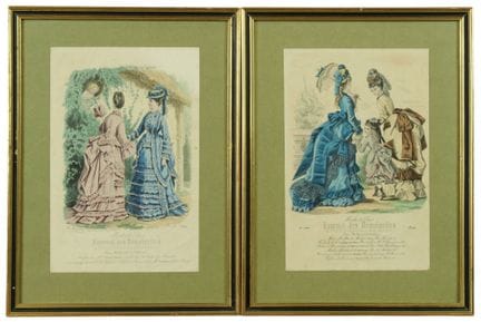 "Modes de Paris," "Journal des demoiselles," and "