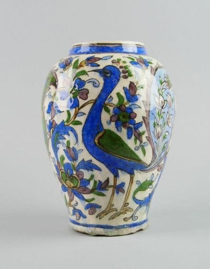 PERSE
Vase en céramique émaillée de style Qajar à 