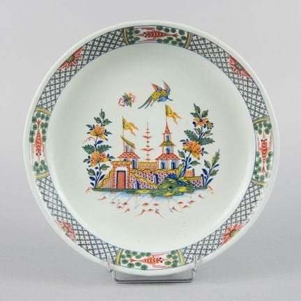 ROUEN
Ciotola rotonda in maiolica smaltata con dec