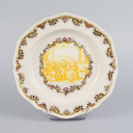 MARSEILLE. Manufacture de Joseph Fauchier
Assiette