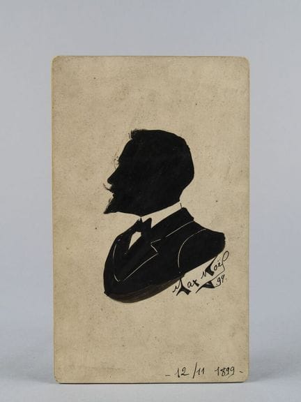 Max NOEL (actif fin-XIXe-début XXe). Silhouette d'