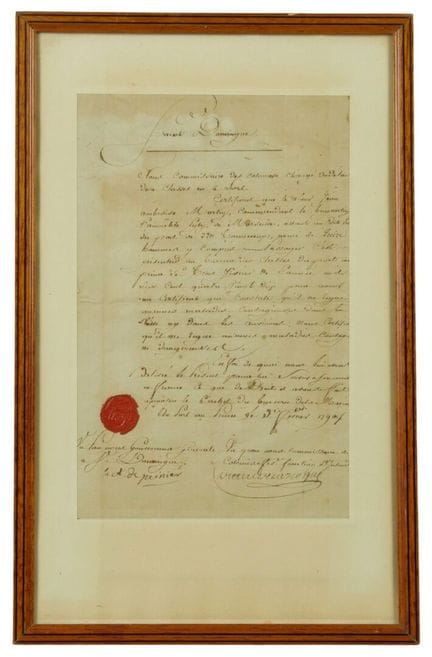 SANTO DOMINGO. 
Carta manuscrita de una página ent