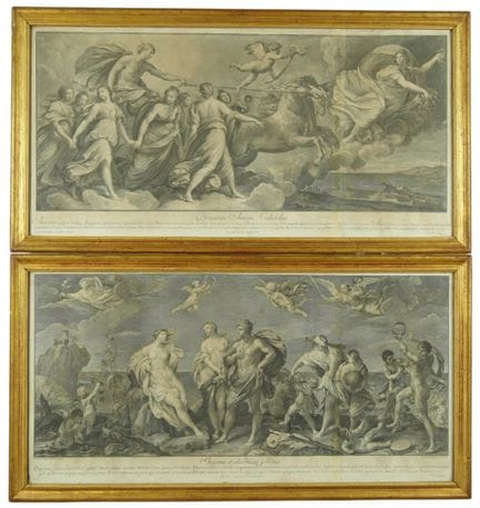 Guido RENI (1575-1642) d'après. Bacchus et Ariane 