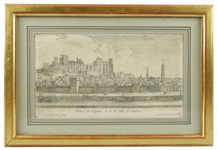 Da Israël HENRIET (1590-1661). Veduta del castello