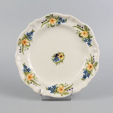 TOULOUSE
Assiette en faïence émaillée à bord chant