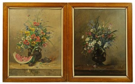 欧仁·亨利·科舒瓦（Eugène Henri CAUCHOIS，1850-1911）：
- 一束花。