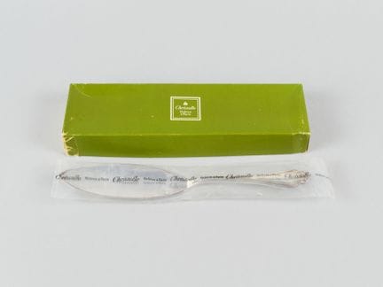 CHRISTOFLE. Modello Pompadour. Coltello da pesce i