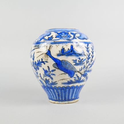 PERSE
Vase en céramique émaillée de style Qâdjâr à