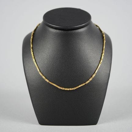 Westenkette aus 18 Karat Gelbgold (750 Tausendstel