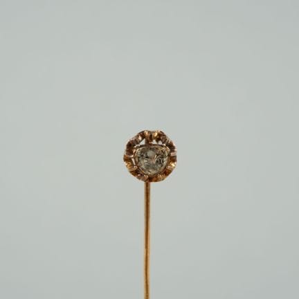 Spilla da cravatta in oro giallo 18 carati (750) c