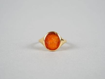Ring aus 18 Karat Gelbgold (750 Tausendstel) mit e