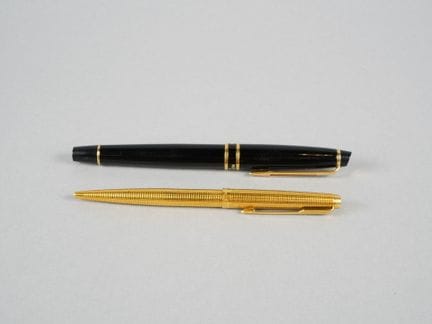 WATERMAN e PARKER. Due penne a sfera.
(Segni di us
