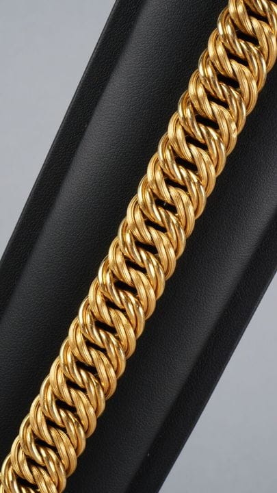 Bracciale in oro giallo 18 carati (750 millesimi) 