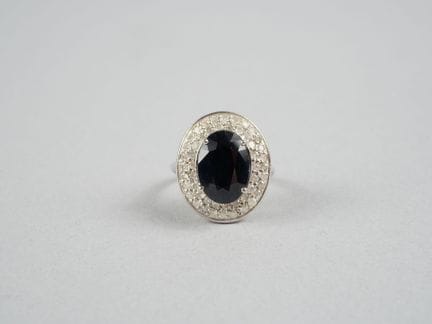 Anello in oro bianco 18 carati (750 millesimi) imp