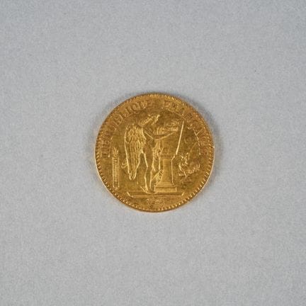 1 Gold Coin. Dupré. French Republic. 20 Francs. 18