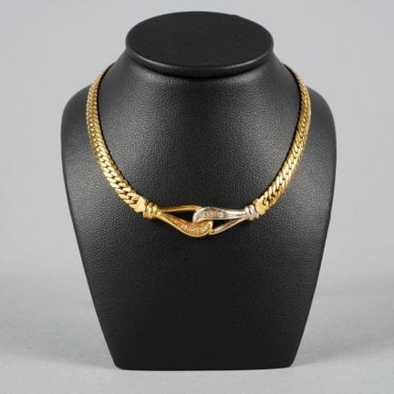 Halskette aus 18 Karat Gelbgold (750 Tausendstel) 