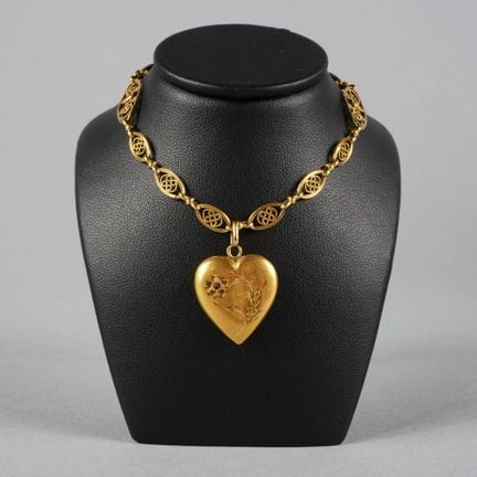 Collana in oro giallo 18 carati (750 millesimi) a 