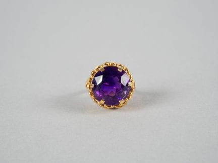 Anello in oro giallo 18 carati (750 millesimi) con