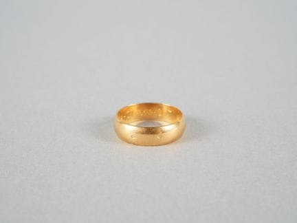 Verlobungsring aus 18 Karat Gelbgold (750 Tausends